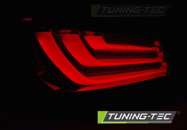 Baklykter BMW E60 07.03-02.07 Red Smoke Led Bar
