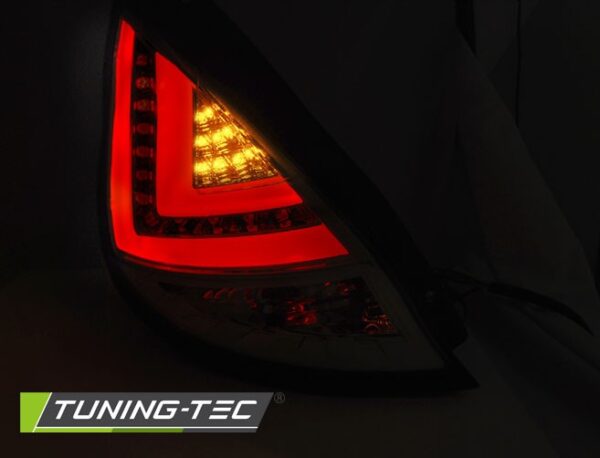 Baklykter Ford Fiesta MK7 08-12 HB Smoke LED BAR