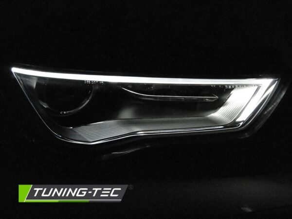 Frontlykter Audi A3 8V 12-16 Tube Light Black Led