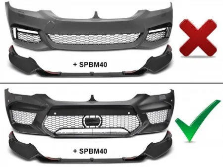 Frontleppe Spoiler Bmw G30/G31 17- M5 Style