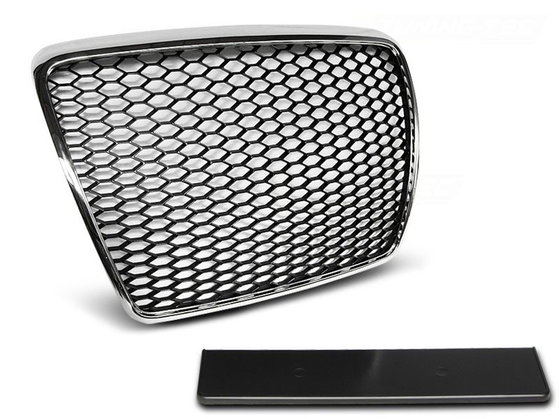 Grill Audi A6 C6 09-11 Chrome RS-Style
