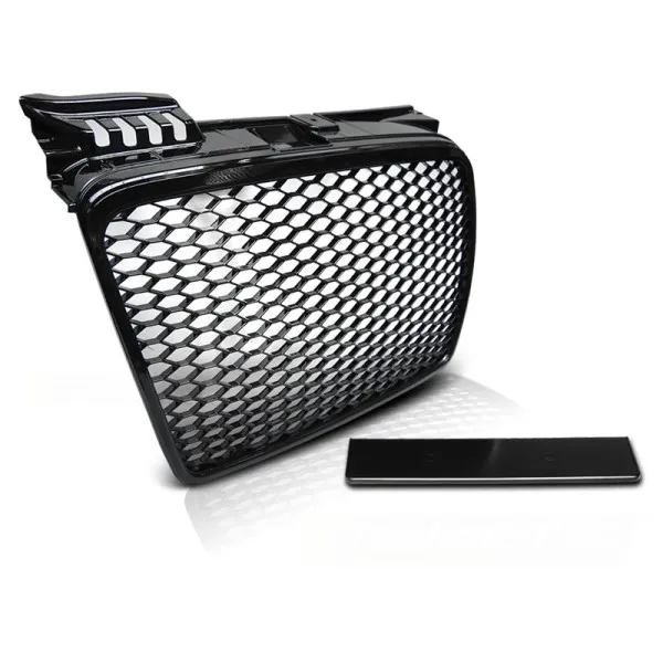 Grill Audi A4 (B7) 04-08 Glossy Black RS-Type
