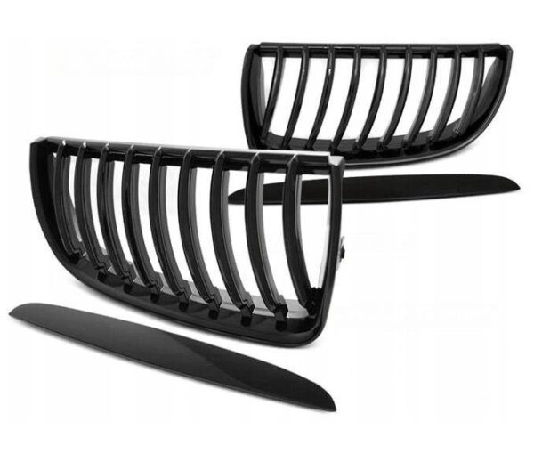 Grill blank svart BMW E90 / E91 03.05-08.08