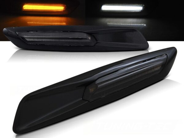 Blinklys BMW E60/ E90/ E92/ E82 Smoke Glossy Black LED F10 Style