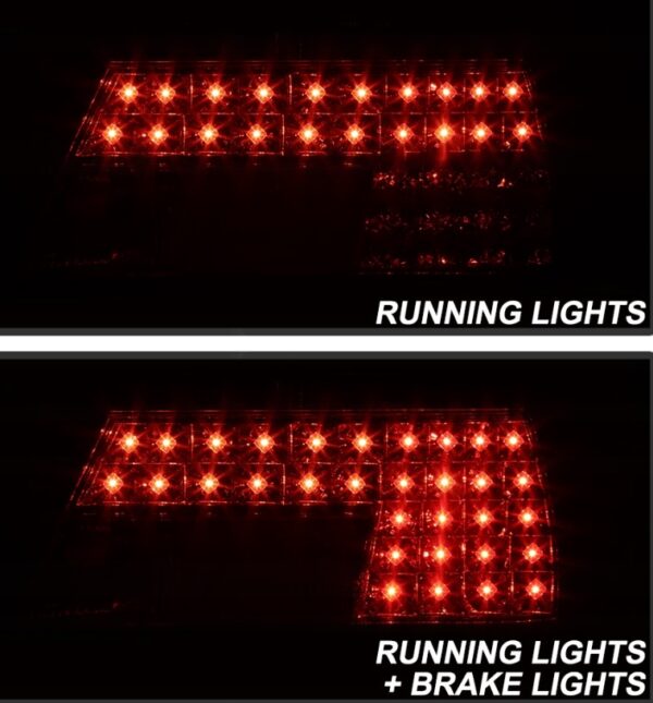 Baklykter Bmw E38 06.94-07.01 Limousine Red White Led - Bilde 3