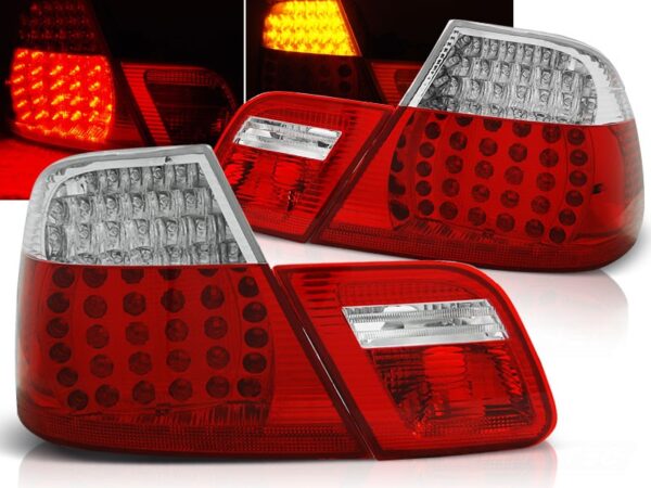 Baklykter Bmw E46 04.99-03.03 Coupe Red White Led
