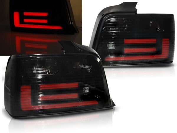 Baklykter BMW E36 12.90-08.99 Sedan LED BAR Smoke