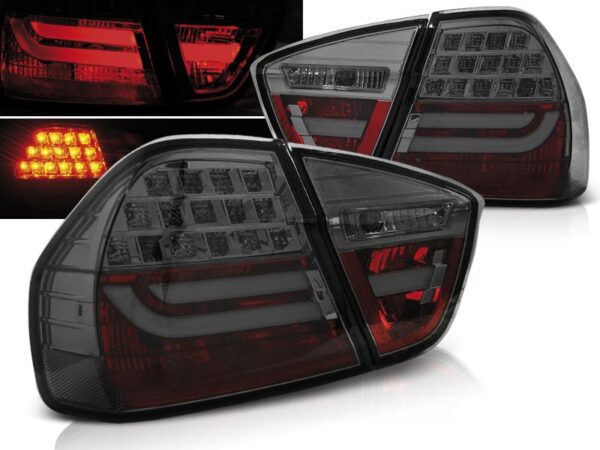Baklykter BMW E90 03.05-08.08 LED BAR Smoke
