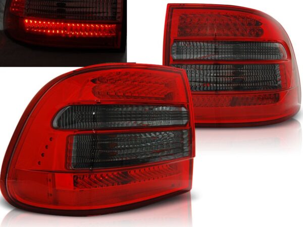 Baklykter Porsche Cayenne 02-06 LED RØD Smoke