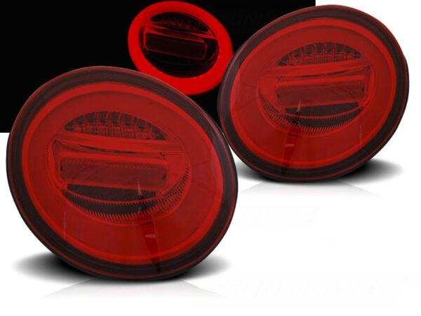 Baklykter LED BAR RED Whie SEQ VW NEW Beetle 10.98-05