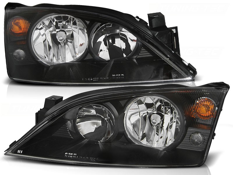 Frontlykter Ford Mondeo Mk3 00-07 Black