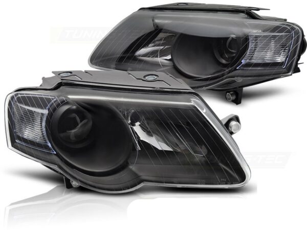 Frontlykter VW Passat B6 3C 03.05-10 Black