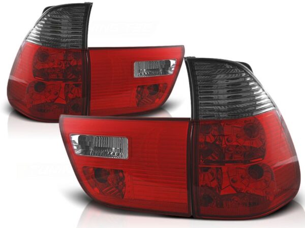 Baklykter Bmw X5 E53 09.99-06 Smoke Red