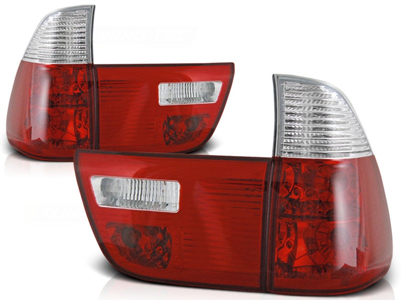 Baklykter BMW X5 E53 09.99-06 Red White