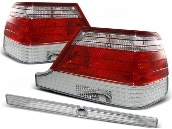Baklykter Mercedes W140 95-10.98 Red White