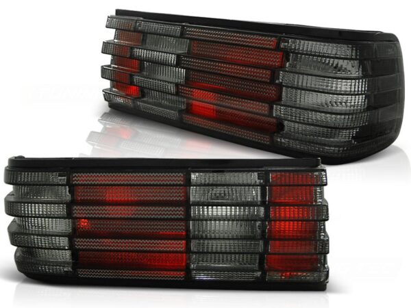 Baklykter Mercedes S-Klasse W126 82-93 Red Smoke