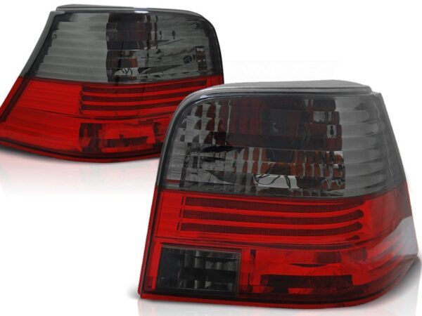 Baklykter VW Golf 4 09.97-09.03 RØD Smoke