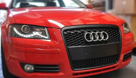 Grill Audi A3 06.05-03.08 RS-Type Matt Black