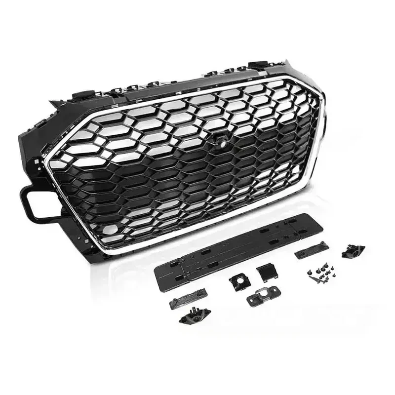 Grill Audi A4 B9 20- Chrome Black Sport Style