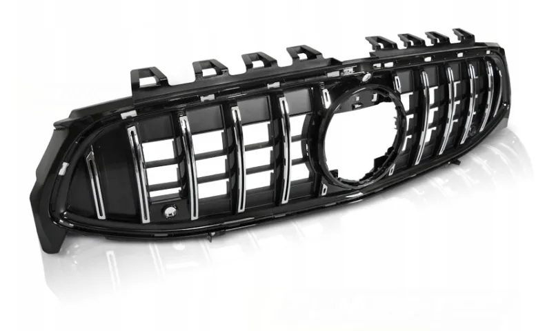 Grill Mercedes CLA W118 19- Krom Svart Sport Style