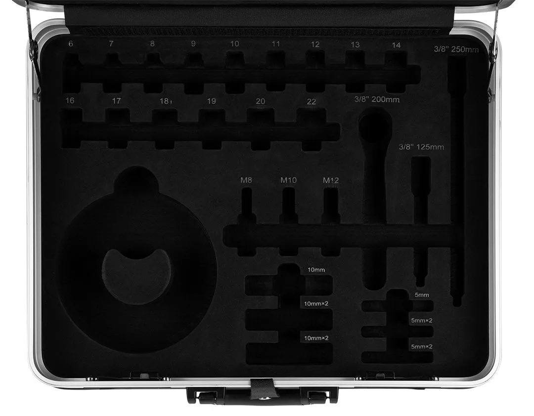 Isolert verktøysett for reparasjon av elektriske og hybridbiler, 51 deler - Bilde 11