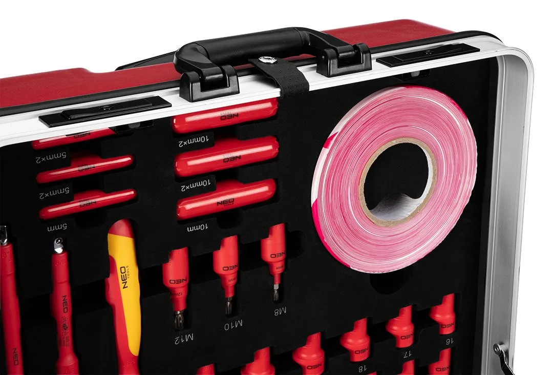 Isolert verktøysett for reparasjon av elektriske og hybridbiler, 51 deler - Bilde 7