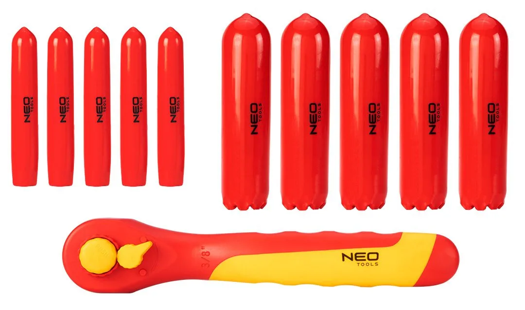 Isolert verktøysett for reparasjon av elektriske og hybridbiler, 51 deler - Bilde 5