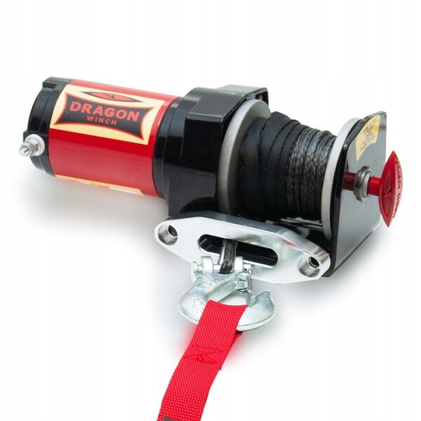 Vinsj 2000Lbs ST (907 kg) Dragon Winch Maverick Syntetisk Tau - Bilde 3