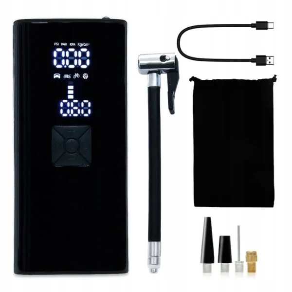 Kompressor Bærbar 12V LED