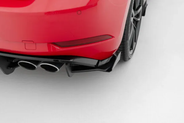 Bakfanger leppe Racing Durability med Flaps VW Golf 7 R Facelift 17-20