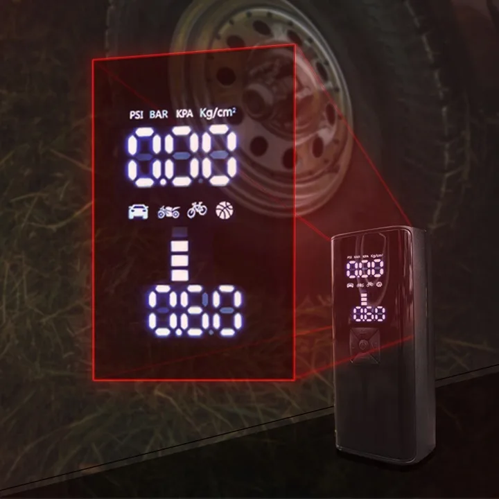 Kompressor Bærbar 12V LED - Bilde 5