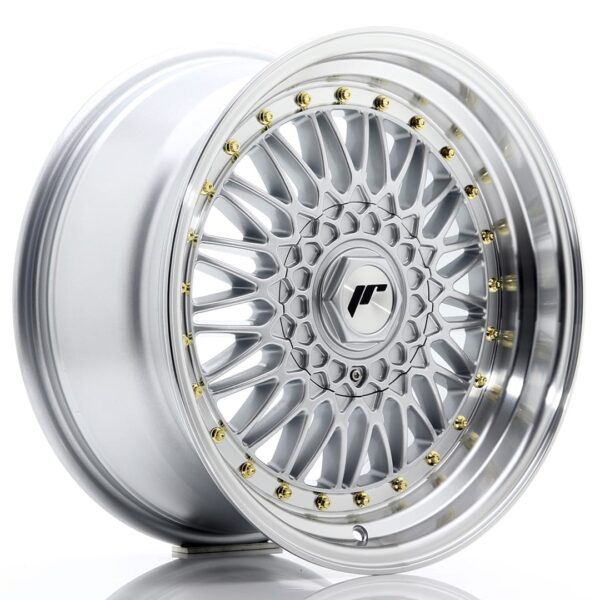 Felg Japan Racing JR9 17×8,5 ET20 5×112/120 sølv med bearbeidet leppe