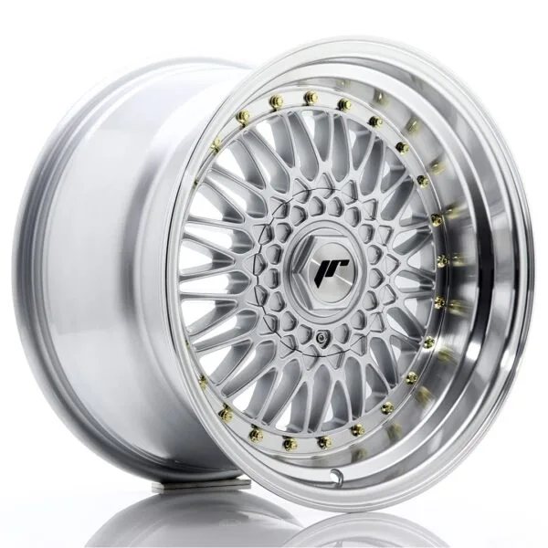 Felg Japan Racing JR9 17x10 ET20 5x112/120 sølv med bearbeidet leppe