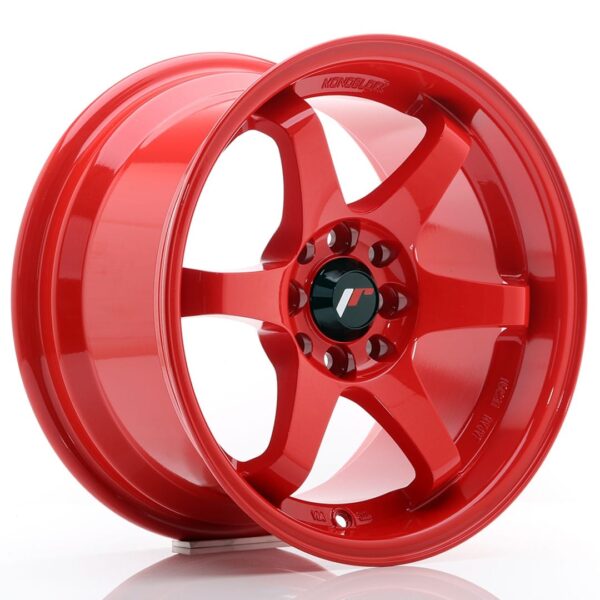 Felg Japan Racing JR3 15×8 ET25 4×100/108 Rød