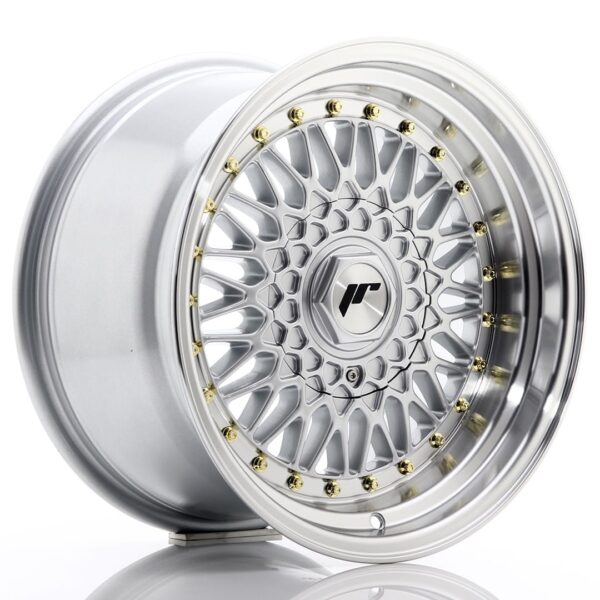 Felg Japan Racing JR9 16×9 ET20 4×100/108 sølv med bearbeidet leppe