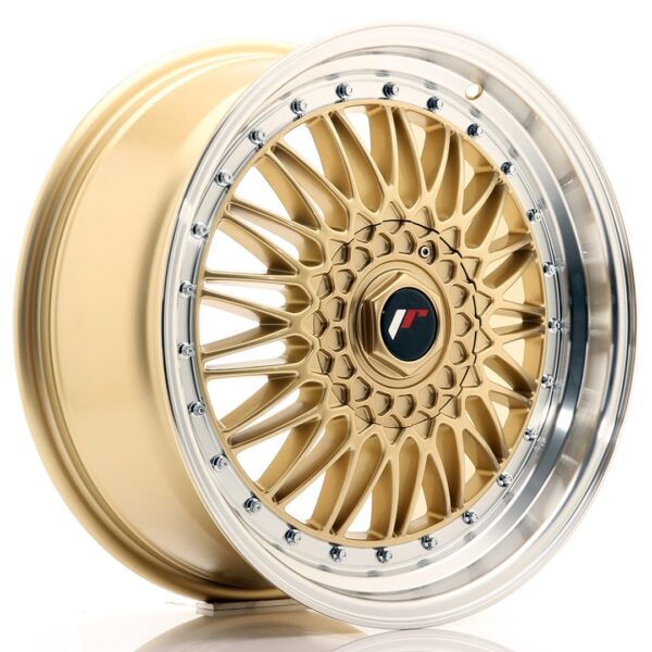 Felg Japan Racing JR9 18×8 ET35-40 BLANK Gull med bearbeidet leppe