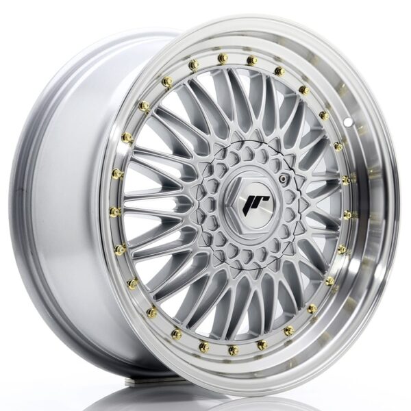 Felg Japan Racing JR9 18×8 ET35-40 BLANK Sølv med bearbeidet leppe