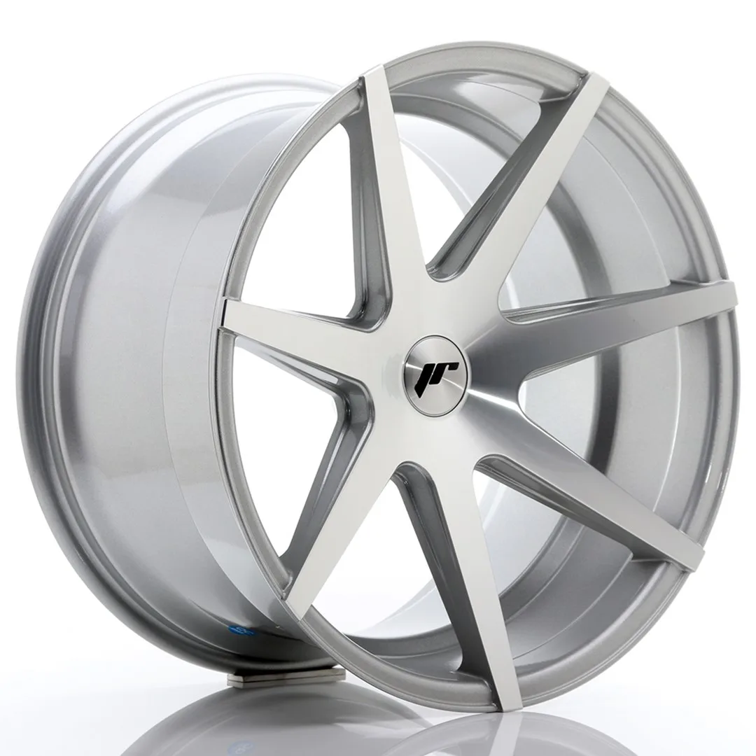 Felg Japan Racing JR20 20x11 ET20-30 5H blank sølv maskinert
