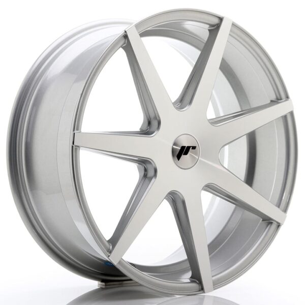 Felg Japan Racing JR20 20×8,5 ET20-40 5H blank sølv maskinert