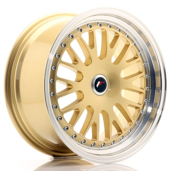 Felg Japan Racing JR10 17×8 ET35 Blank Gold med Machined Lip