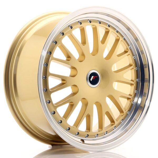 Felg Japan Racing JR10 19×8,5 ET20-35 Blank Gold med Machined Lip