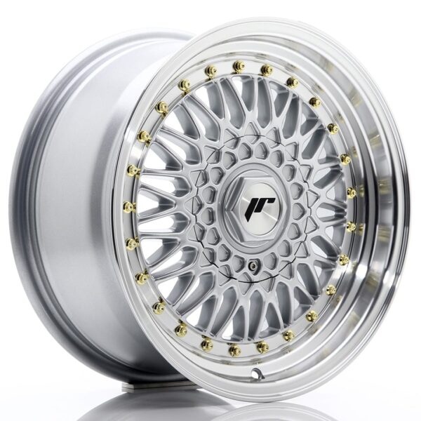 Felg Japan Racing JR9 16×7,5 ET25 BLANK Sølv med bearbeidet leppe