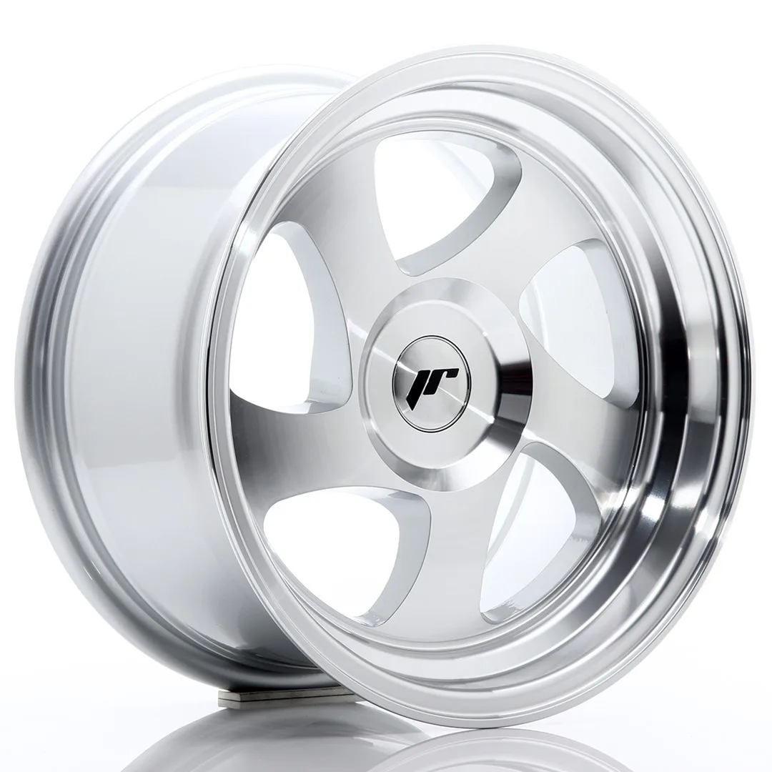 Felg Japan Racing JR15 15x8 ET20 Blank Maskinert Sølv