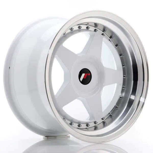 Felg Japan Racing JR6 17×10 ET20 BLANK Hvit med Machined Lip