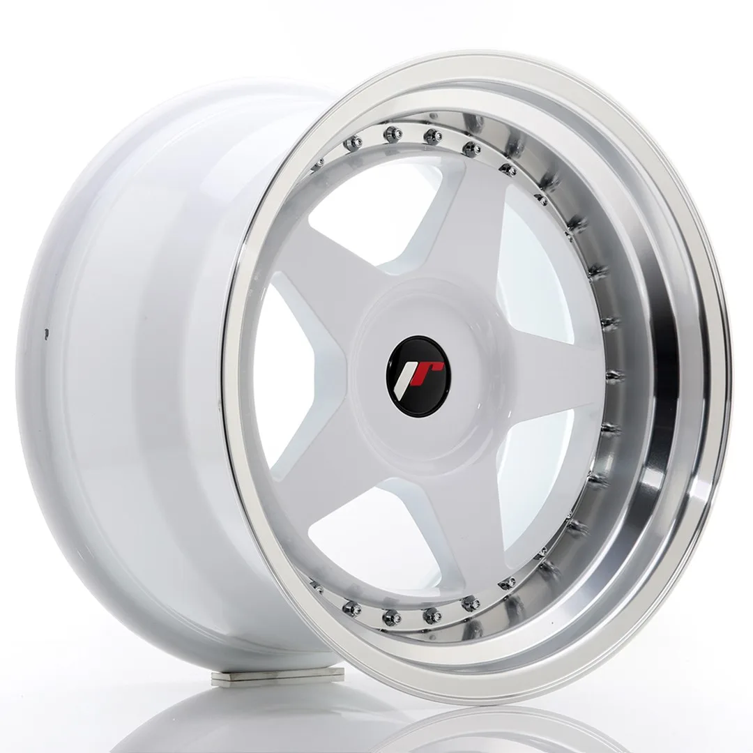 Felg Japan Racing JR6 17x10 ET20 BLANK Hvit med Machined Lip