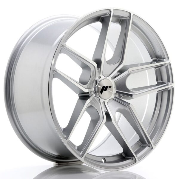 Felg Japan Racing JR25 19×9,5 ET20-40 5H BLANK Sølvbearbeidet front