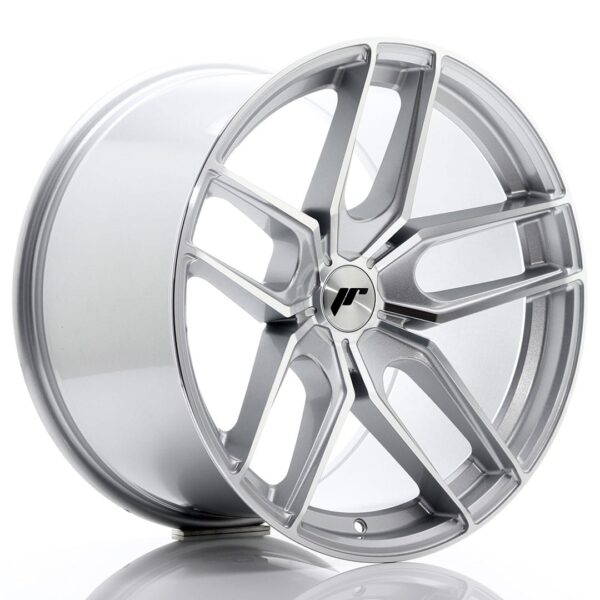 Felg Japan Racing JR25 19×11 ET20-40 5H BLANK Sølvbearbeidet front
