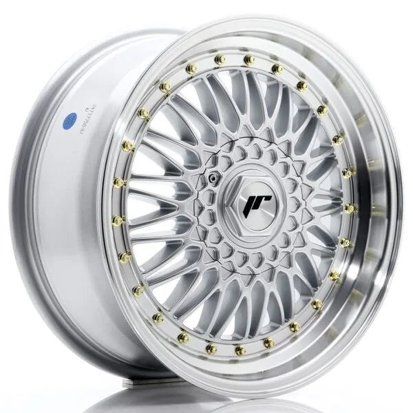Felg Japan Racing JR9 17×7,5 ET35 4×100/108 sølv med bearbeidet leppe