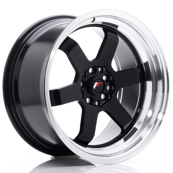Felg Japan Racing JR12 17×9 ET25 5×112/120 Glans Svart