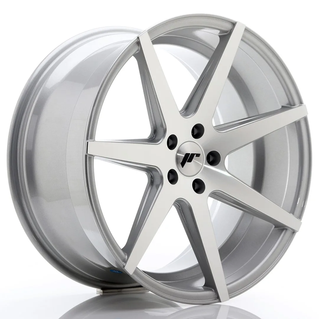 Felg Japan Racing JR20 20x10 ET40 5x112 Sølv Maskinert